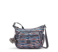 Kipling Gabbie S Bolso Bandolera, Bolso Pequeño-Mediano Ligero con Bolsillos con Cremallera Múltiples, Correa Ajustable & Resistente Bolsa de Viaje Diaria - Mineral Stripes