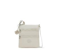 Kipling Keiko, Bolsa Cruzada para Mujer, Hideaway Beige, 8''L x 9''H x 1.25''D