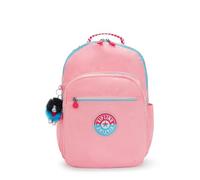 KIPLING KIPLING Seoul Extra Large 17" Laptop Backpack, Durable, Roomy With Padded Shoulder Straps Mochila Mujer (paquete de 1), Mar de Coral C, L, Seoul - Mochila extra grande para portátil de 17" con