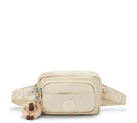 Kipling Merryl U - Bolso cruzado convertible 2 en 1 para mujer, ligero, dorado estrellado metálico