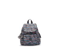 Kipling City Pack Mini Backpack, Lightweight Compact Daypack with Multiple Pockets, Adjustable Straps & Everyday Travel Backpack - Mineral Stripes