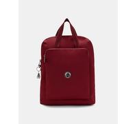 Kipling Mochila grande Kazuki de nylon en burdeos con compartimento interior para portátil. Burdeos Variante única