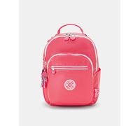 Kipling Mochila mediana Barbie x Kipling en rosa con cierre de cremallera. Rosa