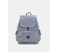 Kipling Mochila mediana con estampado multicolor y cremallera. Multicolor Variante única