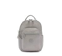 Kipling Mochila Seoul S para mujer, Gris Gris, 10" L x 13.75" H 4.5" D, Mochila Seoul
