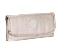 Kipling Money Land Billetera Grande, Metallic Glow (Plata)