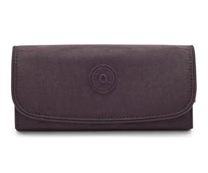 Kipling Money Land, Billetera Grande, Púrpura (Ultimate Plum)