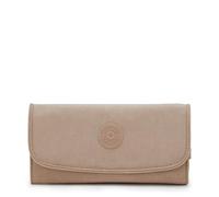 Kipling Money Land Cartera, Cartera Grande Ligera con Cierre de Cremallera, Ranuras Múltiples para Tarjetas & Compartimentos, Organizador Diario Práctico - Tan Beige