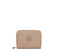 Kipling Money Love Cartera, Cartera Compacta Ligera con Cierre de Botón, Ranuras Múltiples para Tarjetas & Compartimentos, Organizador Diario - Tan Beige