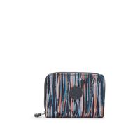 Kipling Money Love Cartera, Cartera Compacta Ligera con Cierre de Botón, Ranuras Múltiples para Tarjetas & Compartimentos, Organizador Diario - Mineral Stripes
