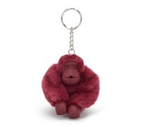 Kipling MONKEYCLIP M Llavero mediano con forma de mono, colgadores para monos, Lounge Wine (Rojo)