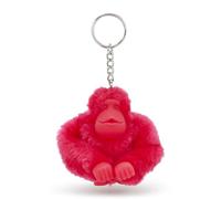 Kipling MONKEYCLIP M Llavero mediano con forma de mono, colgadores para monos, Resort Pink (Rosa)