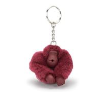 Kipling MONKEYCLIP S Llavero pequeño con forma de mono, colgadores de monos/llaveros, Lounge Wine (Rojo)