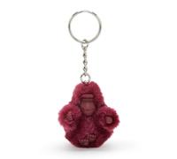 Kipling MONKEYCLIP XS KH Llavero con forma de mono extra pequeño, colgadores para monos o llaveros, Lounge Wine (Rojo)