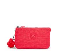 Kipling Neceser Creativity L para mujer, Rojo Escape, 7.25''L x 4.25''H x 1.5''D, Kipling Neceser Creativity L para mujer