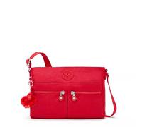 Kipling New Angie, Bolso Cruzado para Mujer, Rojo Rojo, Medium