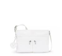 Kipling New Angie - Bolsos cruzados para mujer, Alabastro puro, 1.75''L x 2''H x 1.5''D