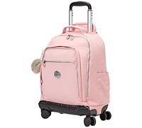 Kipling New Zea Mochila Grande con Ruedas, Bridal Rose (Rosa)