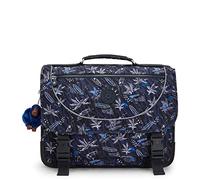 Kipling Preppy, Mochila Escolar con Reflectores y Varios Compartimentos, 41 cm, 15 L, Azul (Surf Sea Print)