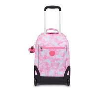 Kipling Sari Mochila Grande con Ruedas, Garden Clouds (Rosa)
