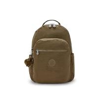 Kipling Seoul Mochila Grande, Smooth Khaki (Khaki)