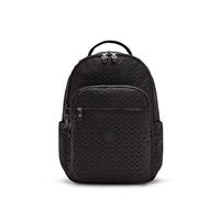 Kipling Seoul Mochila Grande, Signature Emb (Negro)