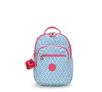 Kipling Seoul S Mochila Pequeña, Dreamy Geo C (Azul)