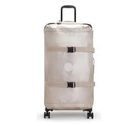 Kipling Spontaneous L Equipaje Grande con Ruedas, Vertical, Metallic Glow (Plata)