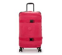 Kipling Spontaneous M, Equipaje con Ruedas Medianas, Rojo (Resort Pink)