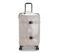 Kipling Spontaneous M Equipaje con Ruedas Medianas, Vertical, Metallic Glow (Plata)