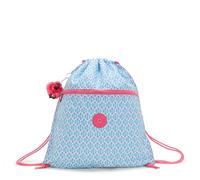 Kipling Supertaboo Mochila Mediana, Dreamy Geo C (Azul)