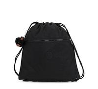 Kipling Supertaboo Mochila Mediana, True Black (Negro)