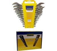 kippen 1046K - Juego de 12 llaves de tenedor doble de acero especial Medidas: 6x7-30x32 mm.