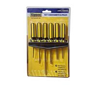 KIPPEN 1060S - Juego de destornilladores de 6 piezas con puntas surtidas, amarillo/negro