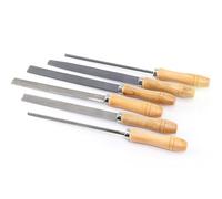 Kippen 1120X - Set de 6pcs de Limas y Escobillas para Madera y Metal de 200mm