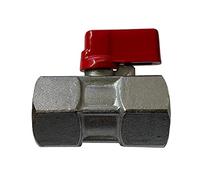 kippen 5004A Mini válvula de bola de latón rosca F/F de 1/2"