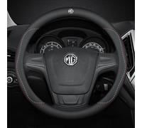 KIPPOT Coche Cubierta Volante, para MG ZS EV 2019-2024 Coche Antideslizante Transpirable Confort Durabilidad Cubierta Volante,O-Type-A