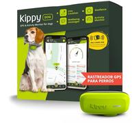 Kippy Dog | GPS para Perros - Rastreador GPS Impermeable para Perros con sujeción para Collar - Seguimiento de Actividad y Salud para tu Perro, con GEOFENCE y notificaciones - Color Verde