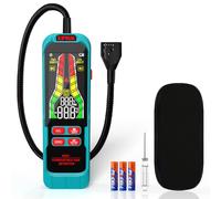 KIPRIM Detector De Fugas De Gas con Alarma Audible Visual Sonda 24cm | Detecta Metano Y Propano, Uso En Autocaravana Y Casa, Medición De Temperatura Y Humedad, Detector Portátil - GD01