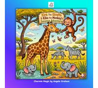 Kira The Giraffe & Kiko The Monkey's Savanna Adventure: A Fun African Animal Coloring Book for Kids Featuring Safari Animals Savanna Scenes