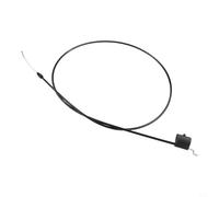 KiraKira 7101861MA Cortacésped de alambre de tracción de extremo de bucle y motor pequeño, alta resistencia para cable de acero inoxidable con retención para anillo, negro para OEM