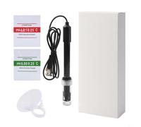 KiraKira BNC Medidores de sonda de pH, pruebas de acuario y laboratorio, 0-14 para rango con kit de calibración (300 cm)