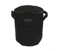KiraKira Bolsa de abono no tejida de 5 galones y 19 litros, reutilizable, para jardín, hojas, recortes de hierba, restos de cocina, fermentación probiótica, saco de fertilizantes orgánicos (verde