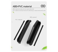 KiraKira Caja de almacenamiento impermeable de PVC ABS para consola central Jimny 2024-2025, organizador colgante antirruido, instalación, color negro, 2 unidades