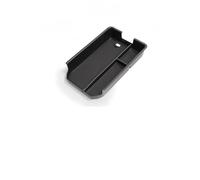 KiraKira Caja de almacenamiento para reposabrazos de PVC ABS LC250 modelos 2024-2025, impermeable, antideslizante, organizador de consola central, color negro