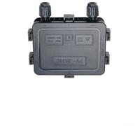 KiraKira Caja de conexiones impermeable del panel solar IP67, terminal del módulo del picovoltio 180W-300W con Anti-Islanding, accesorio al aire libre negro del conector del cable