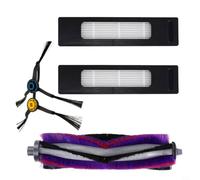KiraKira Cepillo de rodillo de cerdas suaves y filtro S8 S8+, desmontable para cepillo principal para piezas de repuesto con cepillos laterales adicionales