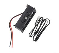KiraKira Controlador de ventilador de 4 cables de 12 V 3 A con sensor de temperatura, módulo de ajuste digital y funcionamiento de bajo ruido para espacios compactos (2 líneas + anillos)