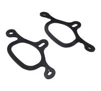 KiraKira Correas de goma para botas de equitación, correa de amarre ajustable para entrenamiento de caballos, accesorio ecuestre negro, 1 par