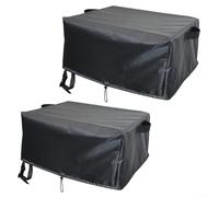 KiraKira Cozze 90347 - Horno de pizza a gas, tela Oxford 420D con diseño resistente al viento y cordón, funda protectora fácil de limpiar de 17 pulgadas, color negro (62 x 62 x 28 cm)